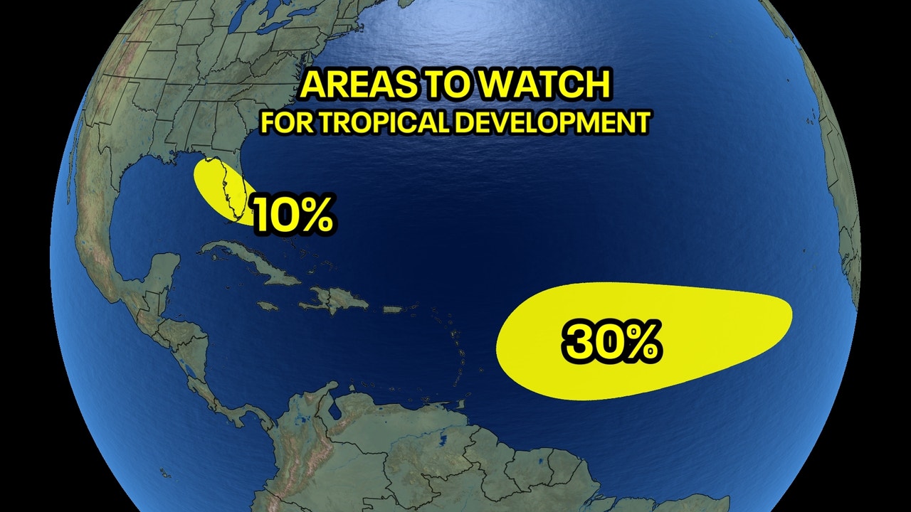 National Hurricane Center: New zone for potential tropical