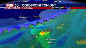 Orlando weather: Cold front to usher in clear skies with low humidity