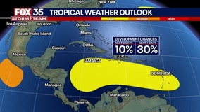 National Hurricane Center: 2 zones for potential tropical development in Atlantic, Caribbean