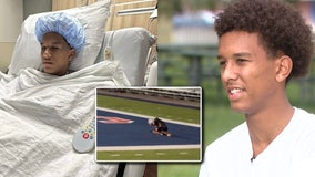 Lake Mary football player's fight for his life after touchdown, broken arm