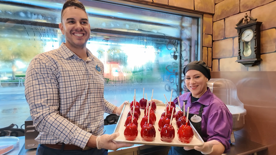 Disney's most popular candy apple during Halloween