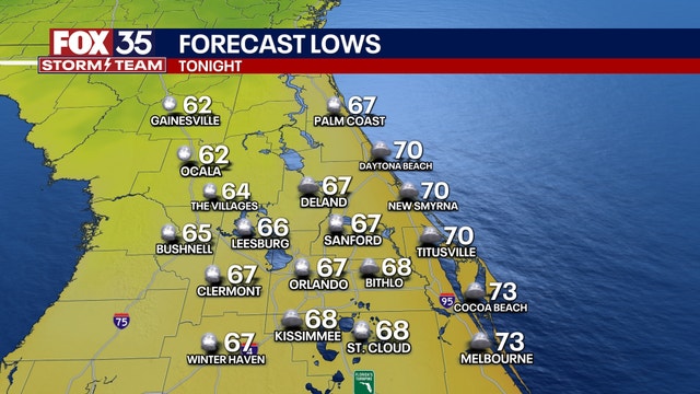 Orlando weather: Clear skies, cool Thursday evening with a breezy Friday afternoon in store