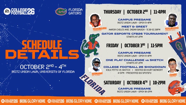 EA Sports, Spotify bring College Football 26 tour to University of Florida