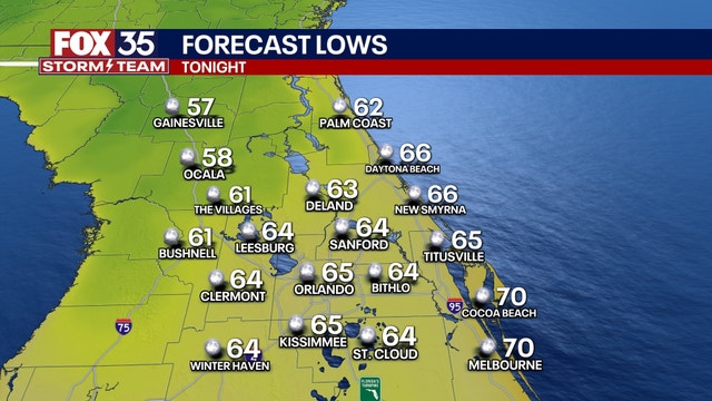 Orlando weather: Central Florida enjoys cool, clear nights before weekend warm-up