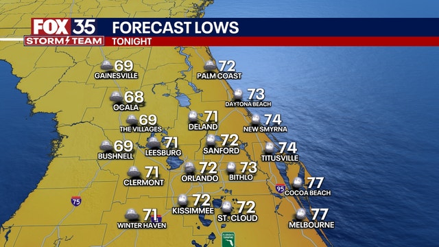 Orlando weather: More rain on the way through early afternoon; King Tide, flash floods bring local impacts