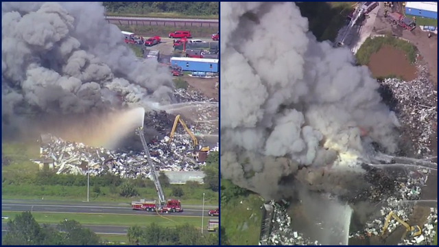 Osceola County junkyard fire: U.S. 17-92 reopens after being closed for several hours