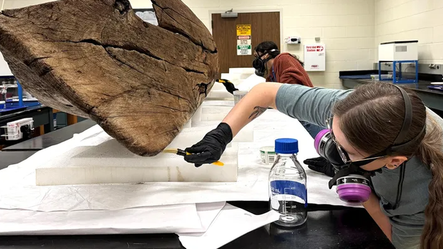 Mysterious wooden canoe found after Hurricane Ian still baffles experts three years later