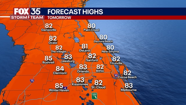 Orlando weather: Wednesday brings a chance of afternoon sprinkles, highs in 80s