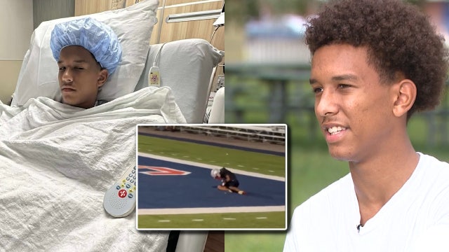 Lake Mary football player's fight for his life after touchdown, broken arm