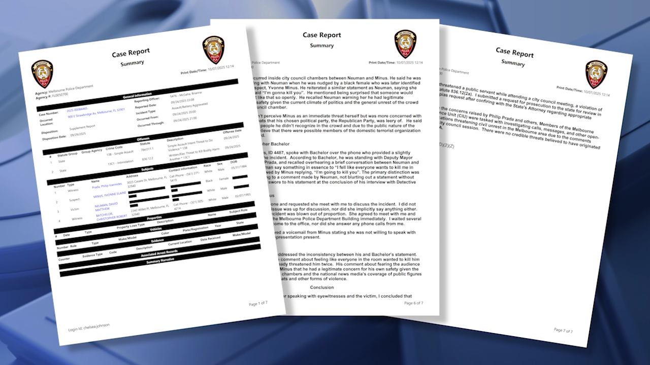 Former Melbourne councilwoman censured for alleged death threat against current Vice Mayor