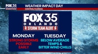 Orlando weather: Cold front bringing temperature drop next week