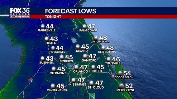 Orlando weather forecast: How long is cold front, temperatures going to last?