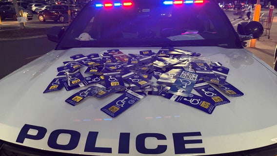 Florida police seize 30+ illegally used disabled parking tags in 2-day operation