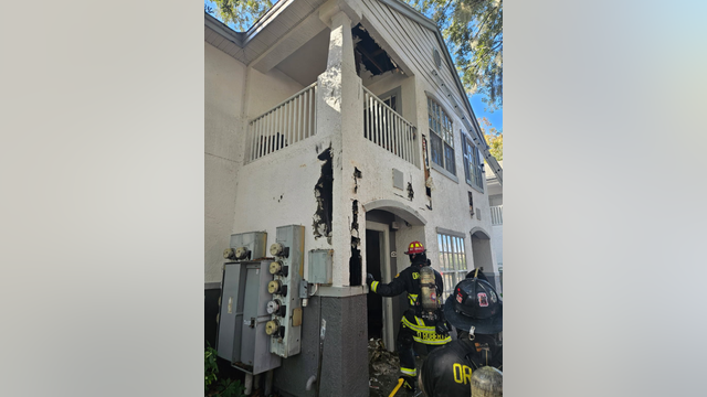 Over two dozen Orlando residents displaced after condo fire, officials say