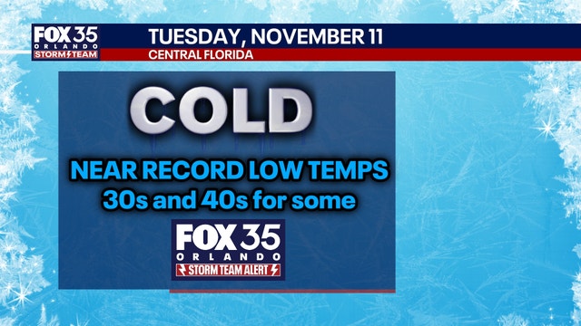 Orlando Weather: Major cooldown coming for Central Florida after warm weekend