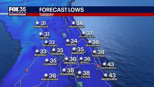 Timeline: Here's when cold air arrives in Orlando, how cold it could get