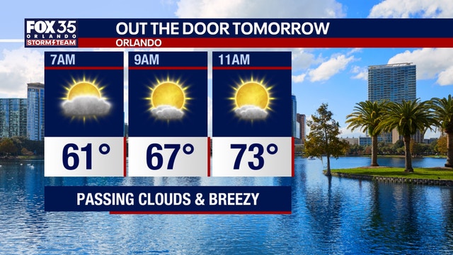 Orlando weather: Warm, sunny stretch to conclude the weekend
