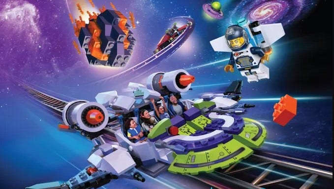 First look: Legoland Florida ready to launch indoor, space-themed Galacticoaster