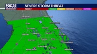 Orlando Weather: Strong thunderstorms, slight tornado threat overnight