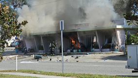 Eustis Fire: 1 hurt in building explosion, gas leak, fire, officials say