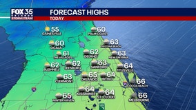 Orlando weather: Cold front brings chilly temperatures to Central Florida