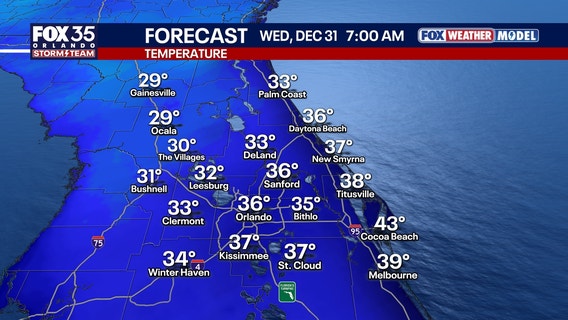 Orlando weather: Freeze warning, cold weather advisory amid Florida cold snap