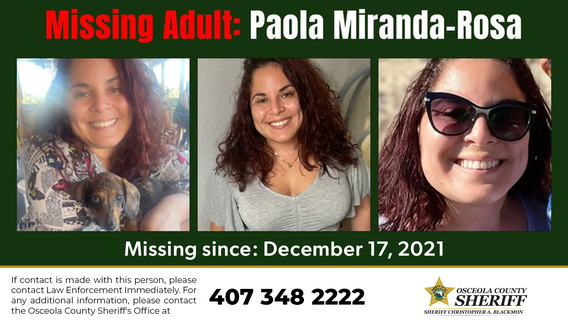 Four years later: $5K reward for information about Osceola County missing woman, Paola Marie Miranda-Rosa