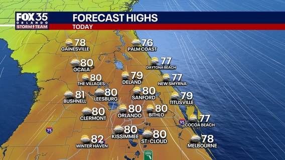 Orlando weather: Cloudy Thursday as rain chances increase