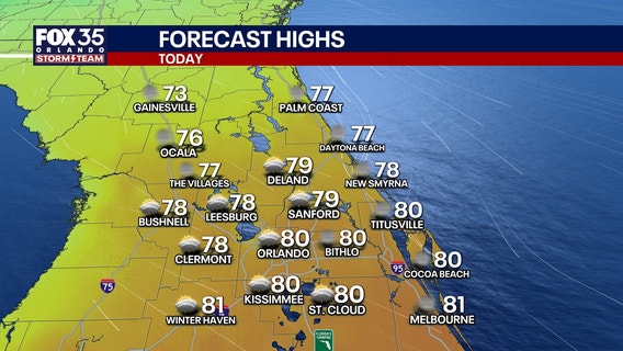 Orlando weather: Pleasant, cooler weekend ahead for Central Florida