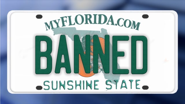 These Florida license plates were rejected in 2025