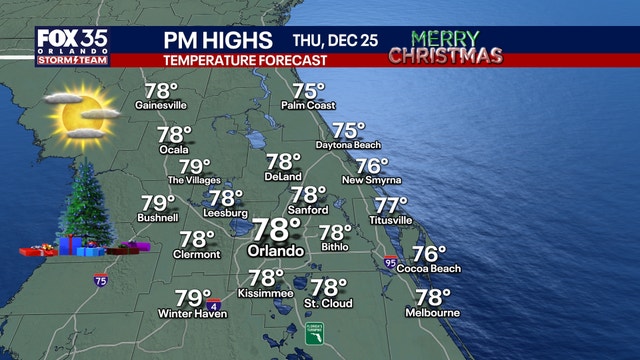 Orlando weather: warm temperatures to kickoff the weekend