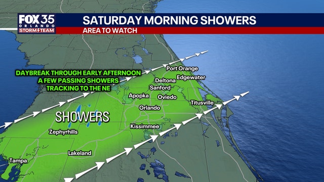 Orlando weather: Rainy weekend ahead for Central Florida