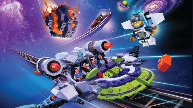First look: Legoland Florida ready to launch indoor, space-themed Galacticoaster