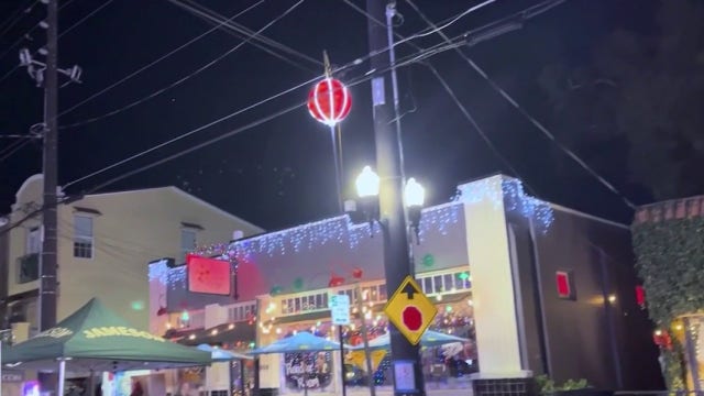 Cold temperatures greet New Year’s Eve revelers at Orlando’s Thornton Park