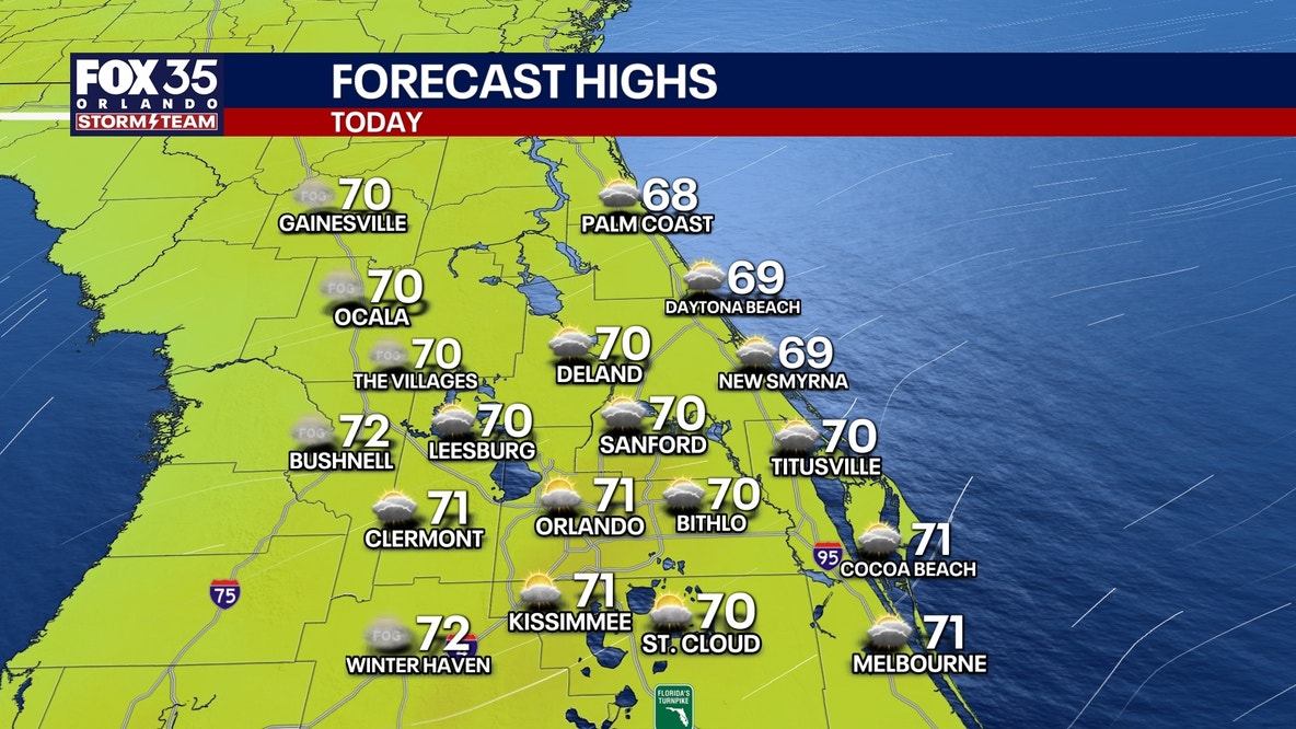 Orlando weather: Front expected to bring storms, gusty winds to parts of Florida