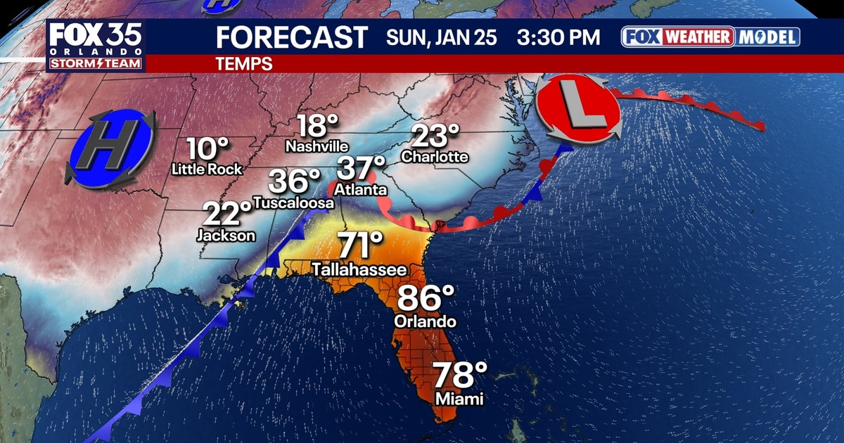 Orlando weather: Warm stretch for Central Florida before cool temps ...