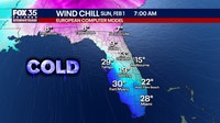 Snow in Orlando? Potentially record-setting cold air to dip into Florida this week