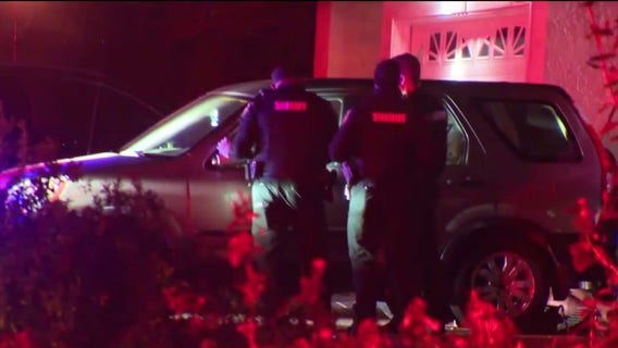 Man barricades himself in car after Orange County house fire, deputies say