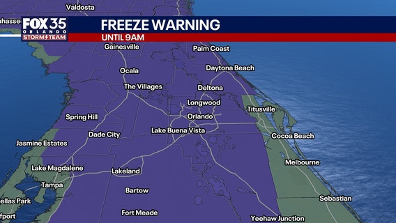 Orlando weather: Cold temperatures return to Central Florida