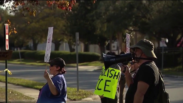 Woman arrested at Orlando ICE protest, accused of 'assaulting' officer, deputies say