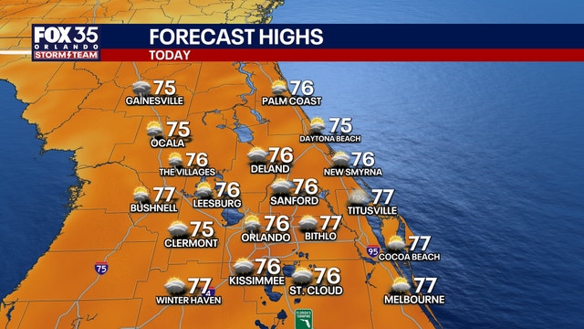 Orlando weather: warm start, cooler finish to the weekend