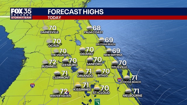 Orlando weather: Front expected to bring storms, gusty winds to parts of Florida