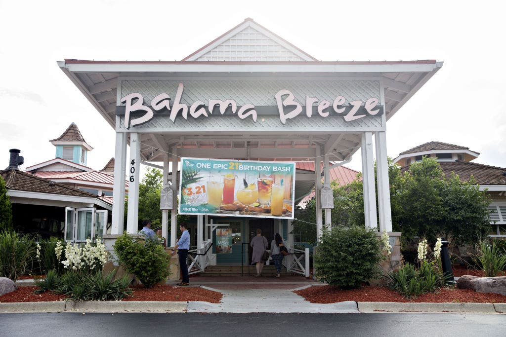 Bahama Breeze is closing: Darden to shutter 14 locations, convert 14 others to different brands
