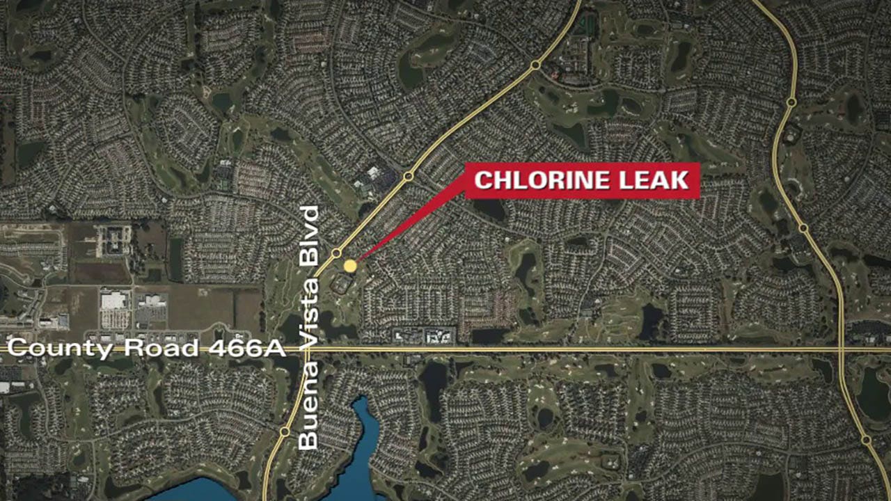 Chlorine leak at The Villages prompts shelter-in-place warning for over 3 hours