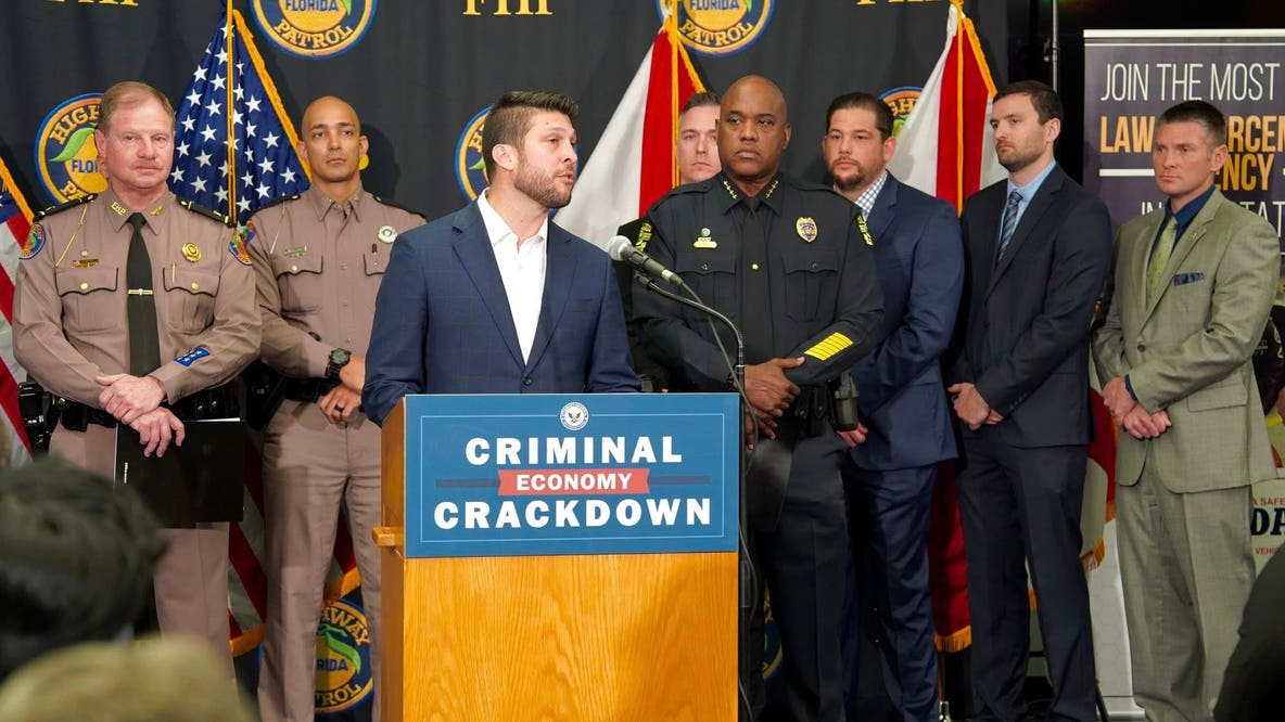Florida crime ring busted: 6 charged in $7.8M semi-trailer theft scheme, Attorney General James Uthmeier says