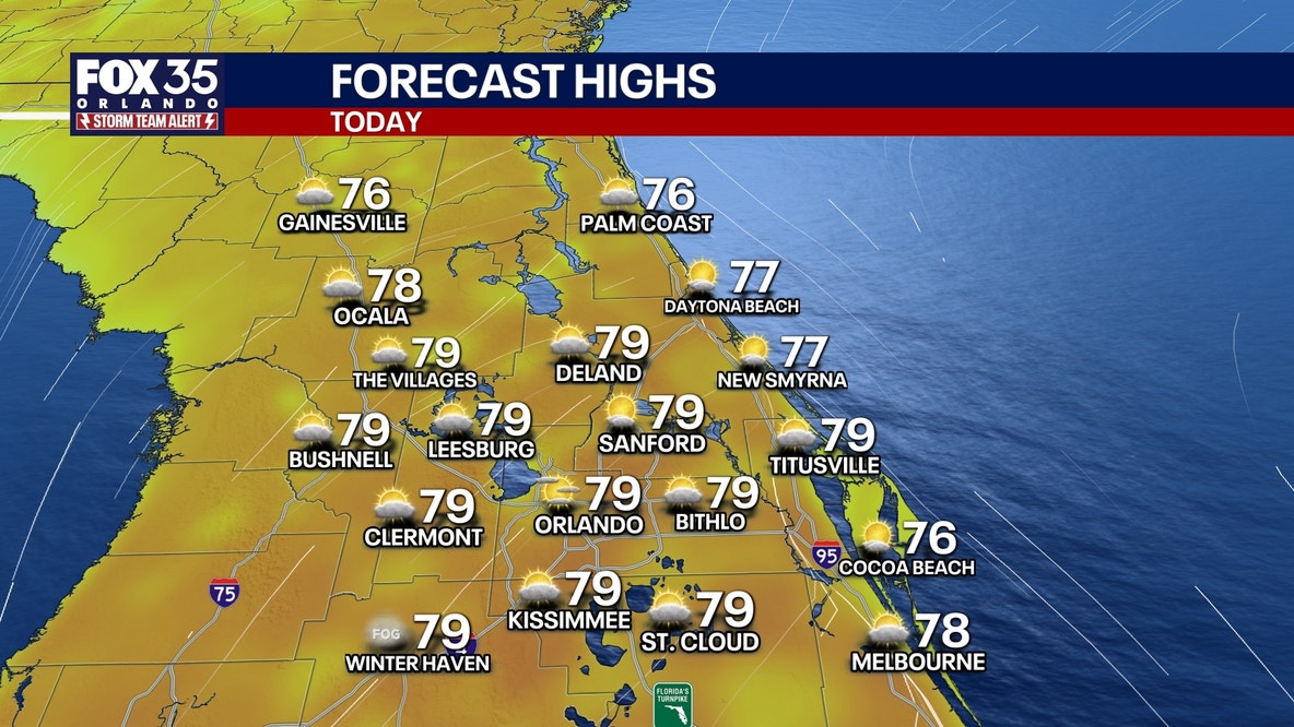 Orlando weather: Warm temps, much-needed rain on the way