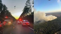 Brush fire in Volusia County burns 63 acres, shuts down State Road 40