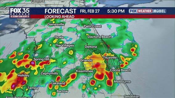 Orlando weather: Fire weather warning in effect as rain returns for the weekend