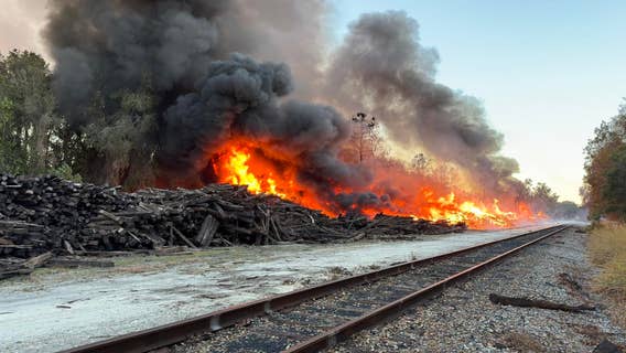 Dunnellon Fire: Local state of emergency declared after thousands of creosote-treated rail ties removed
