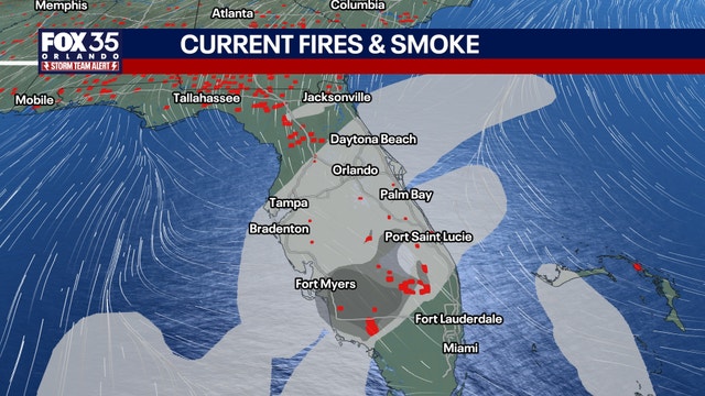 Red flag fire warning issued for Central Florida: Volusia, Lake, Seminole, Orange, Osceola, North Brevard